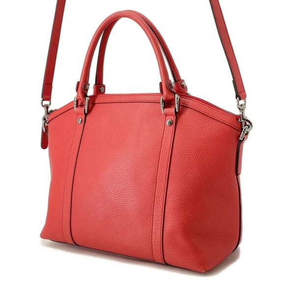 GUCCI Authentic Brown Leather Shoulder Bag - Picture 2 of 16